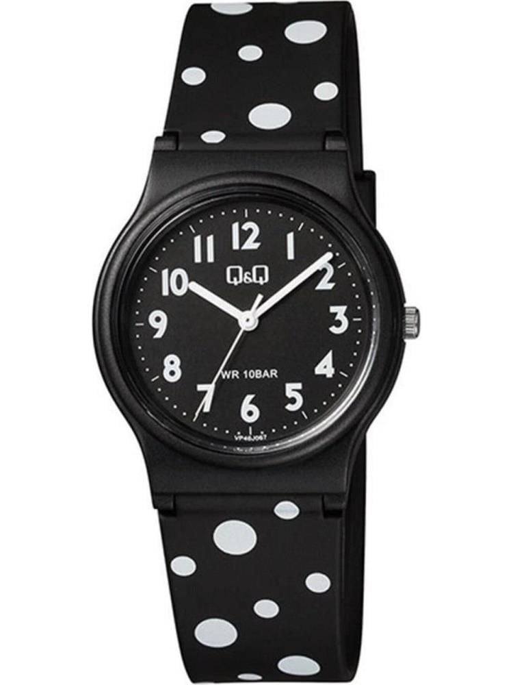 Q&Q VP46J067Y Beyaz Puanlı Çocuk Kol Saati
