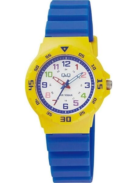 Q&Q VR19J011Y Renkli Silikon 10 Atm Su Geçirmez Çocuk Kol Saati