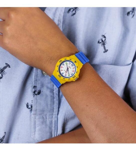 Q&Q VR19J011Y Renkli Silikon 10 Atm Su Geçirmez Çocuk Kol Saati