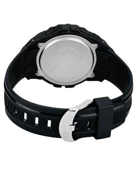 Q&Q G06A-001VY Siyah Renkli Alarmlı Tarihli Kronometreli Işıklı 10 Atm Genç Kol Saati