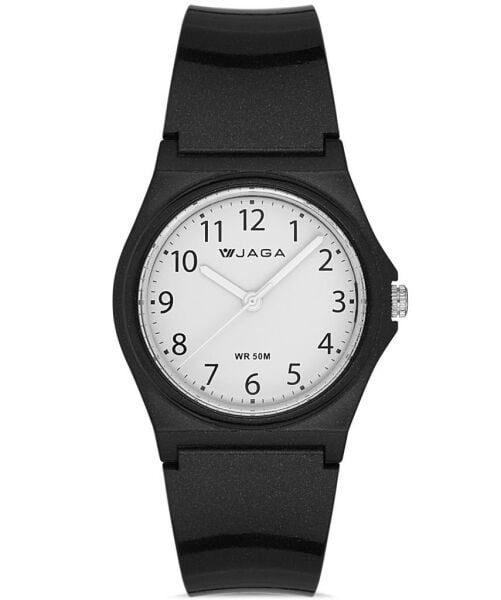JAGA AQ0936-0AAX-D2 7-12 Yaş Siyah Renkli Silikon 5 Atm Çocuk Kol Saati