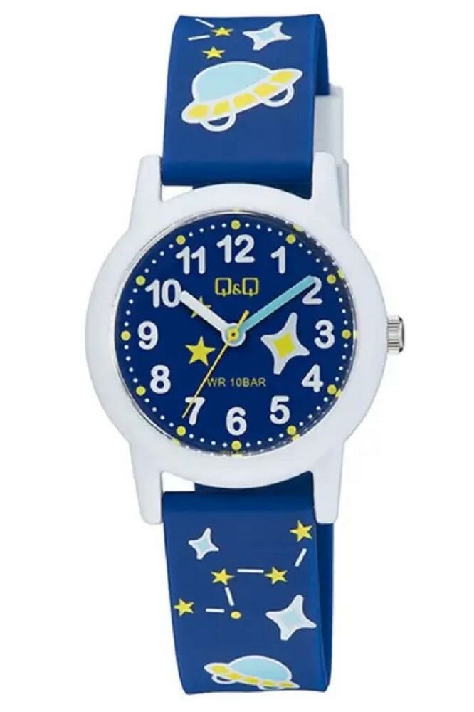 Q&Q V23A-017VY Quartz Uzay Desenli Çocuk Kol Saati