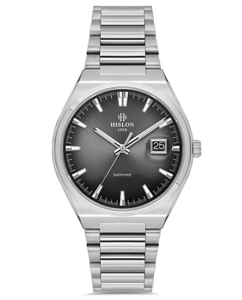 Hislon CL222S-04SS Takvinli Safir Cam Erkek Kol Saati