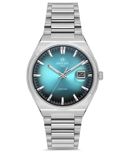 Hislon CL222S-10SS Takvinli Safir Cam Erkek Kol Saati