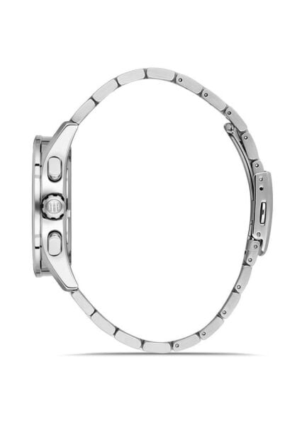 Hislon MS206S-11SS Multifonksiyonlu Safir Cam Erkek Kol Saati