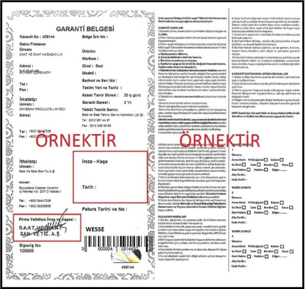 Wesse WWG200905 Erkek Kol Saati