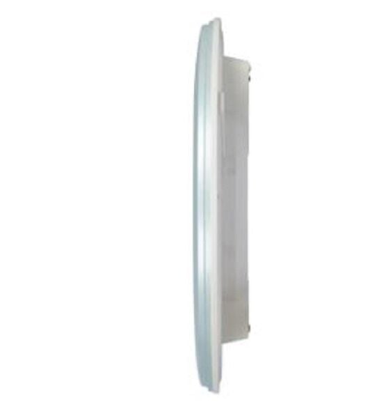 Seiko QHA010L Plastik Kasa Beyaz Renkli 33 cm Çaplı Sensörlü Otomatik Sabit Işıklı Quartz Mekanizmalı Duvar Saati