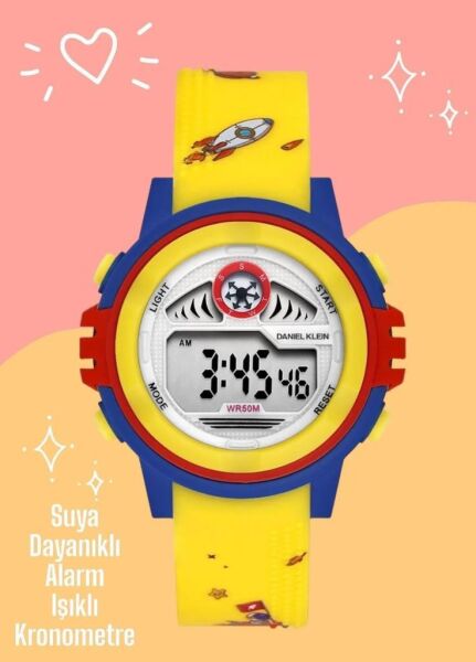 Daniel Klein DK.2266-4  8-12 Yaş için Alarm ve Kronometre Özellikli Çocuk Kol Saati