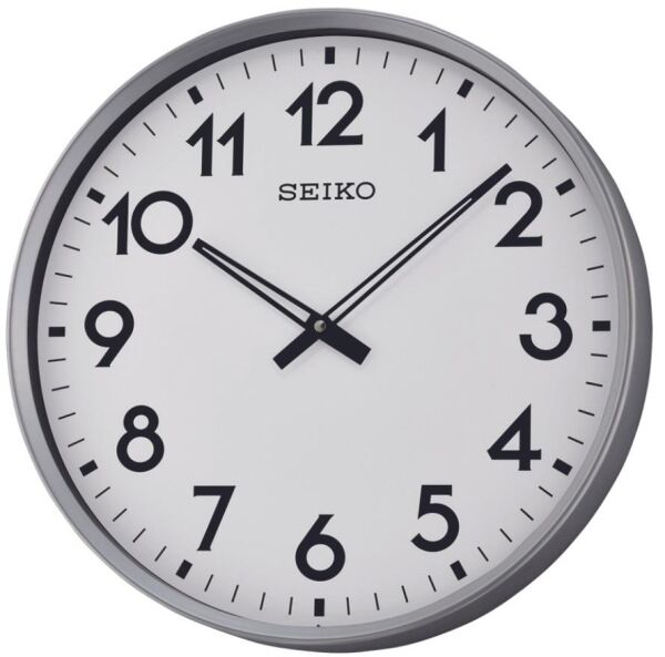 Seiko QXA560S Plastik Kasa Metalik Renkli 42.4 cm Çaplı Modern Dekoratif Salon Quartz Saniye Mekanizmalı Duvar Saati