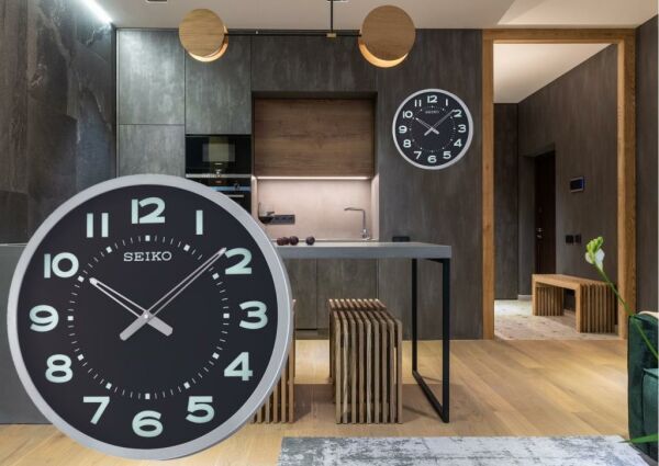 Seiko QXA564S LumiBrite Kaplama Duvar Saati