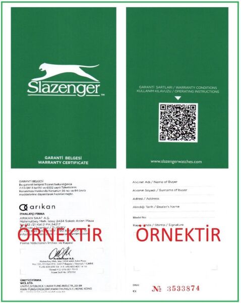 Slazenger SL.09.6235.3.02 Kadın Kol Saati