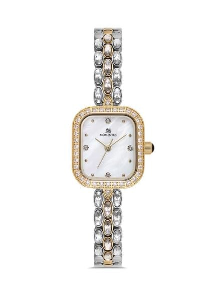 Momentus Shinystar SS403T-09SGS (SET) Bileklik Hediyeli Kadın Kol Saati