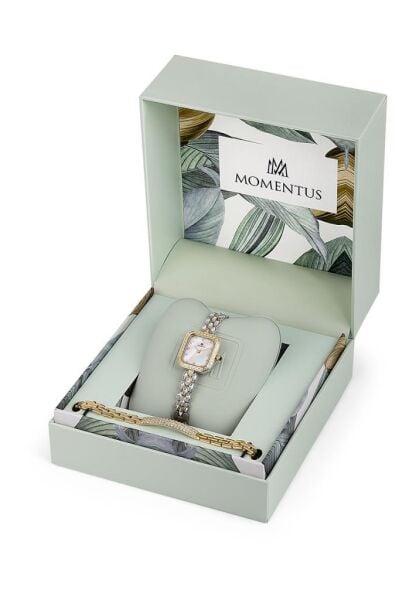 Momentus Shinystar SS403T-09SGS (SET) Bileklik Hediyeli Kadın Kol Saati