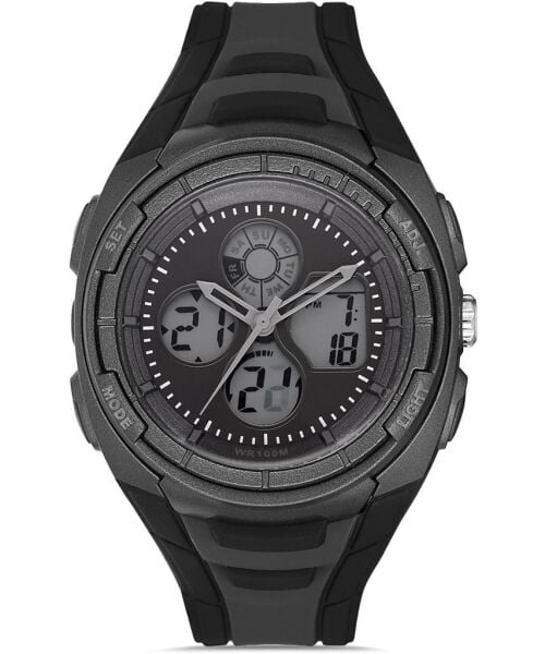 Jaga AD0900B-0CCC-DS Alarm Kronometre Aydınlatmalı Çift Erkek Genç Kol Saati