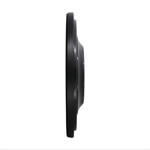 Seiko QXA802K Plastik Kasa Siyah Renkli 35 cm Çaplı 3 Boyutlu İndeks Modern Sessiz Saniye Mekanizmalı Duvar Saati