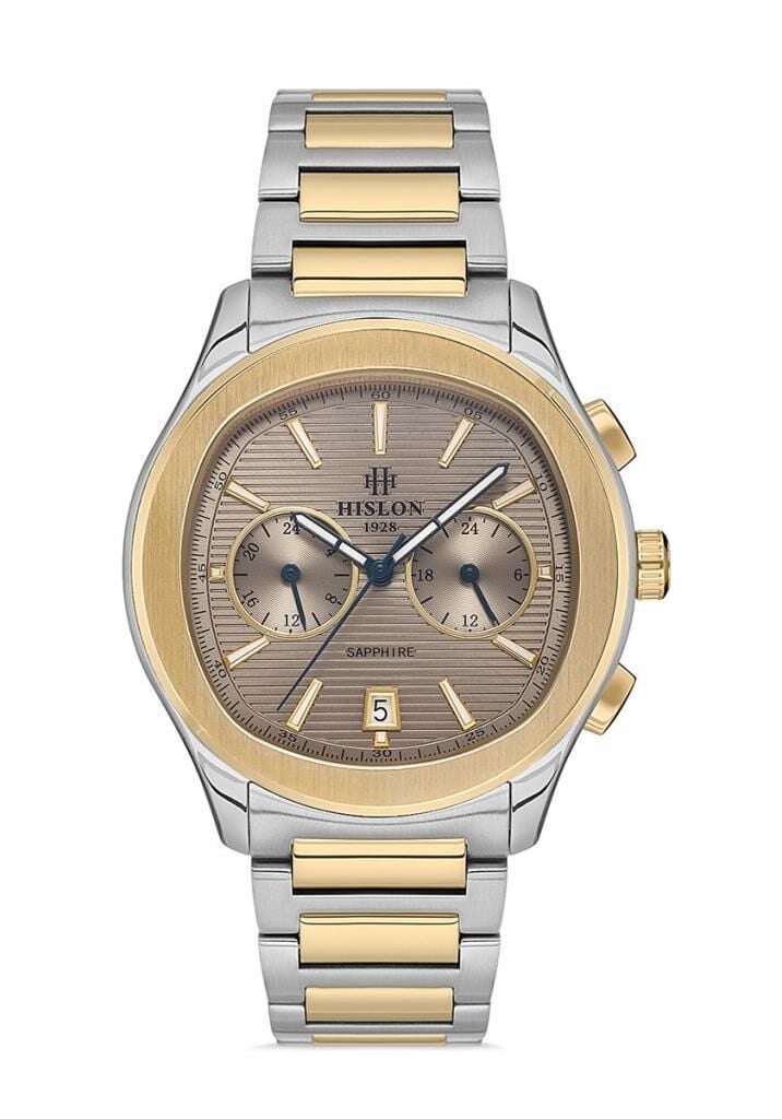 Hislon DT148T-03SG Safir Cam Erkek Kol Saati