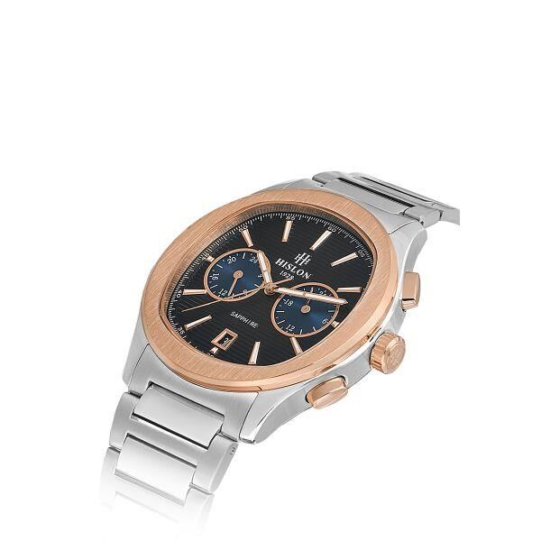 Hislon DT148T-04SR Safir Cam Erkek Kol Saati