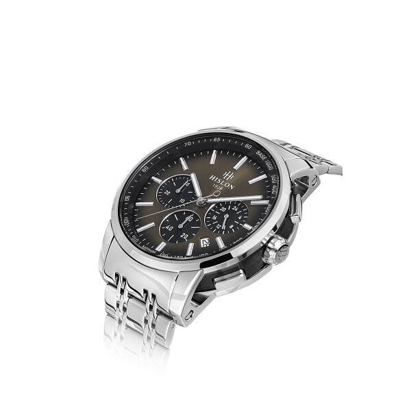 Hislon MS103S-04SS Safir Cam Erkek Kol Saati