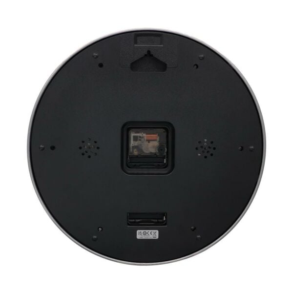 Seiko QXA823S Alüminyum Kasa Isı ve Nem Ölçerli Sessiz Saniyeli Duvar Saati