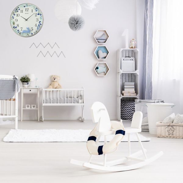 Seiko QXC238N Tavşan Figürlü Sarkaçlı Duvar Saati