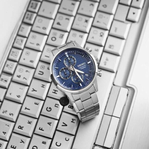 Seiko SSB387P Titanyum Erkek Kol Saati