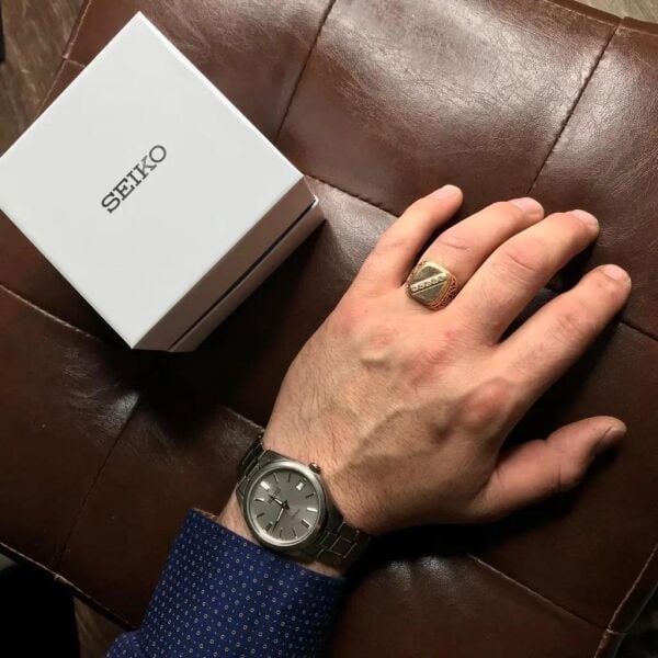 Seiko SUR369P1 Japon Quartz Titanium Erkek Kol Saati