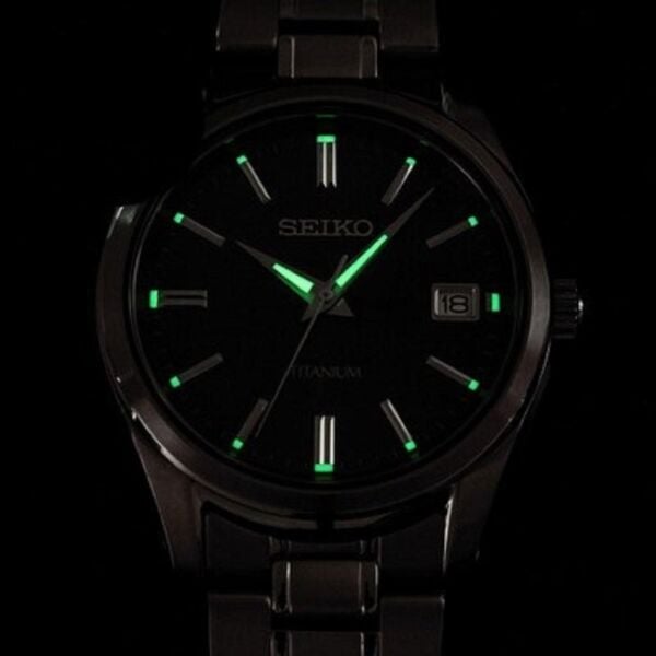 Seiko SUR369P1 Japon Quartz Titanium Erkek Kol Saati