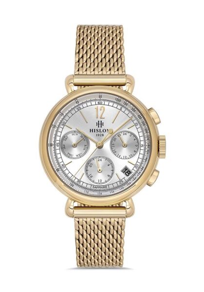 Hislon QT142G-02SS Safir Cam Kadın Kol Saati