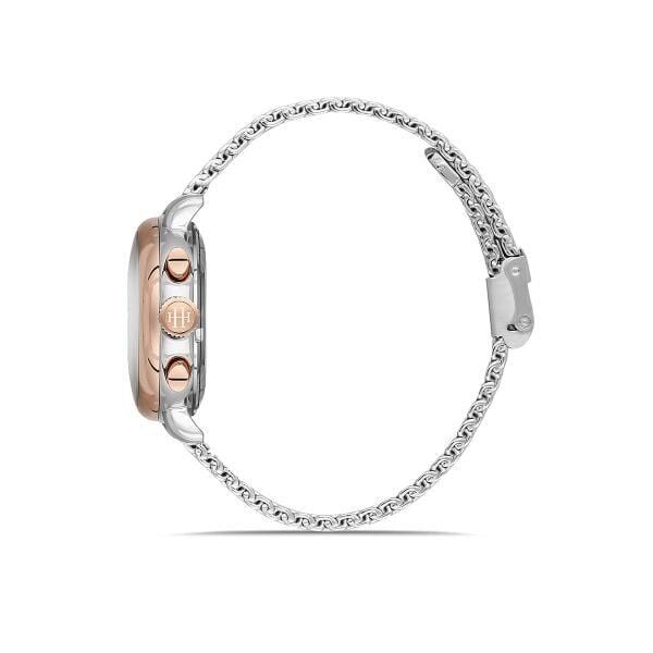 Hislon QT142S-02SR Safir Cam Kadın Kol Saati