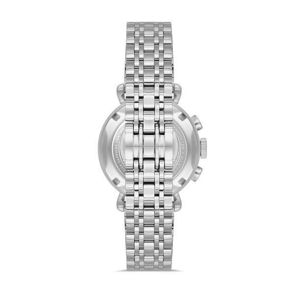 Hislon QT142S-02SS Safir Cam Kadın Kol Saati