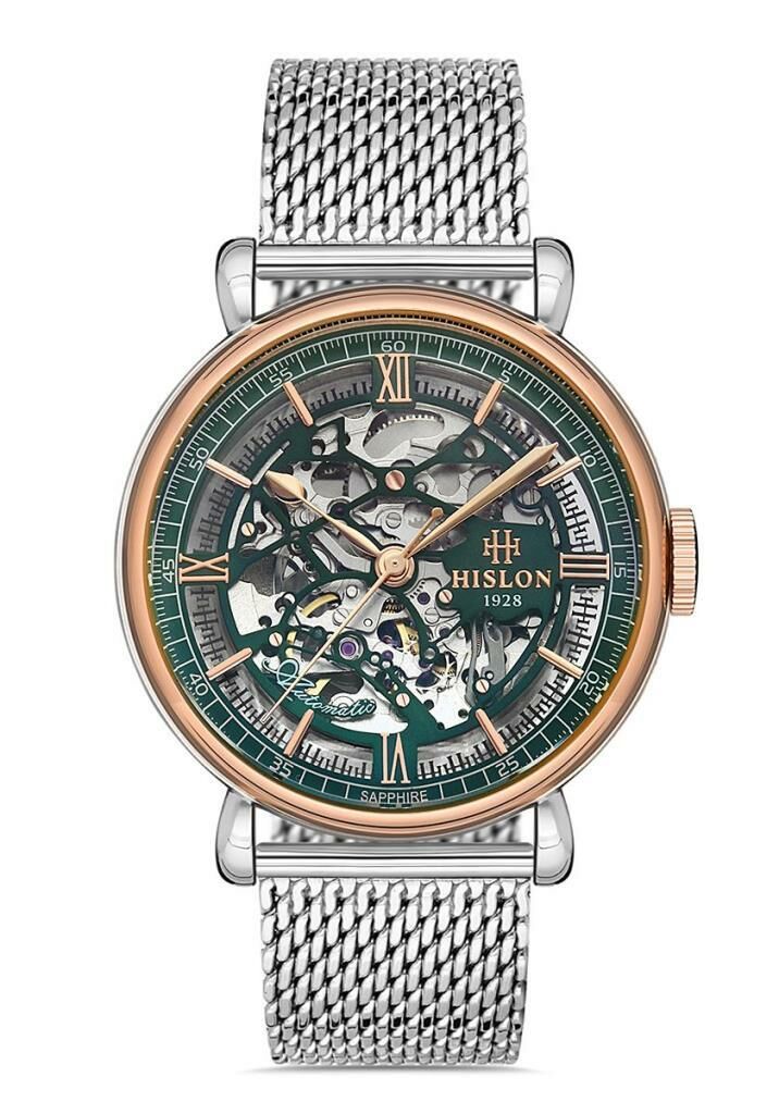 Hislon SD100T-16SR Otomatik Safir Cam Erkek Kol Saati