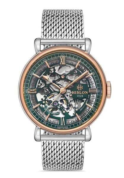 Hislon SD100T-16SR Otomatik Safir Cam Erkek Kol Saati
