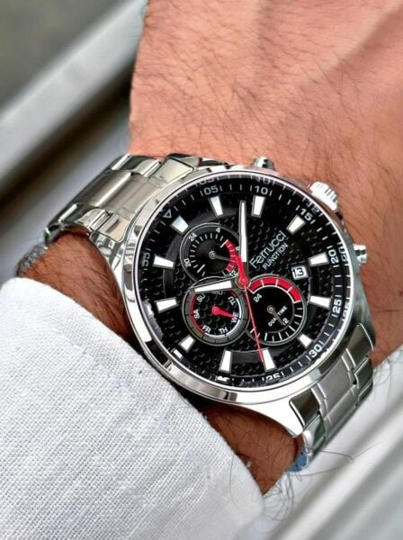 Ferrucci FCF 0723 13500FM.1 64023 Fonksiyonlu Erkek Kol Saati