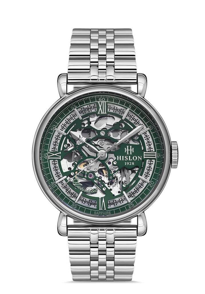 Hislon SD141S-17SS Otomatik Safir Cam Erkek Kol Saati