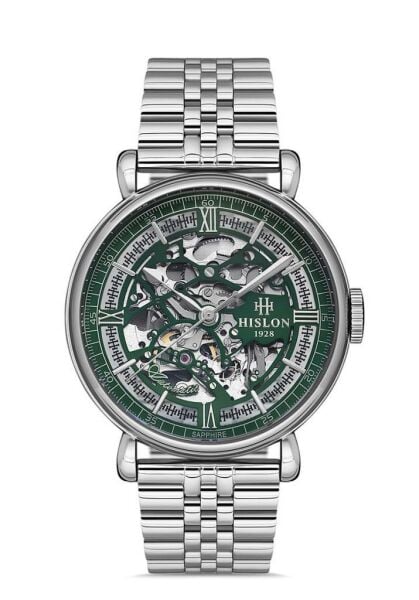 Hislon SD141S-17SS Otomatik Safir Cam Erkek Kol Saati