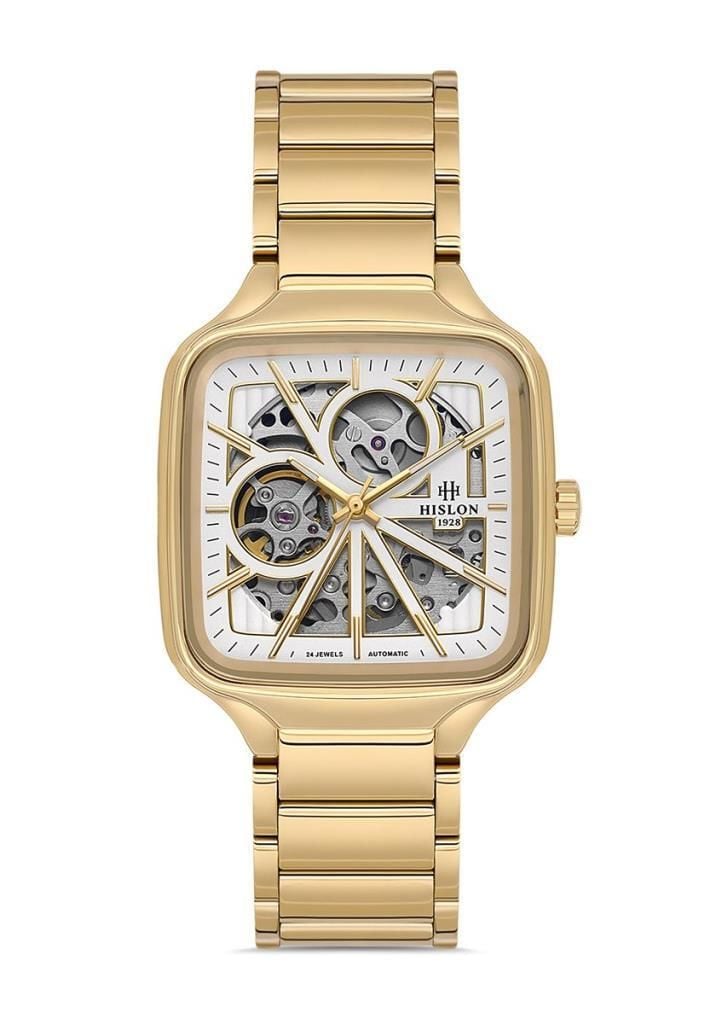 Hislon SD166G-02SG Otomatik Safir Cam Erkek Kol Saati