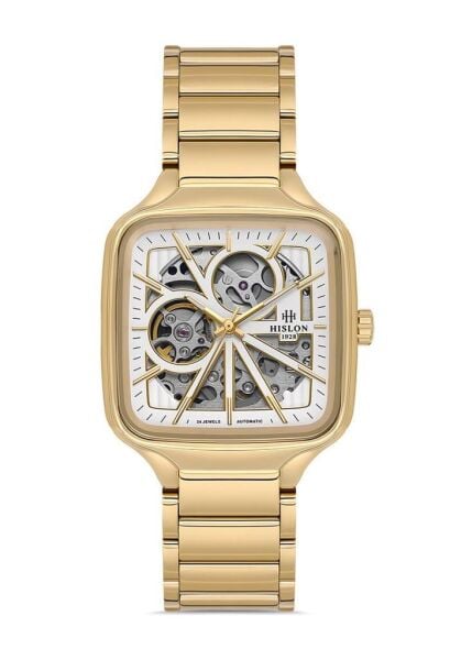 Hislon SD166G-02SG Otomatik Safir Cam Erkek Kol Saati