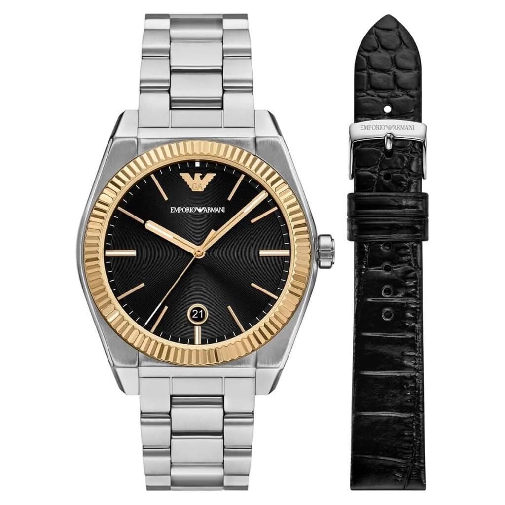Emporio Armani AR80077SET Erkek Kol Saati ve Yedek Kordon