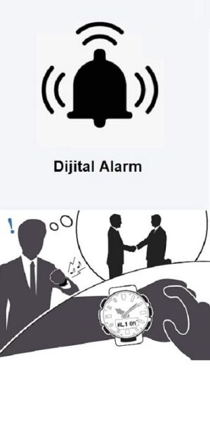 Jaga JL M1194-4GCG 640031 Alarm Kronometre Aydınlatmalı Dijital Genç Kol Saati