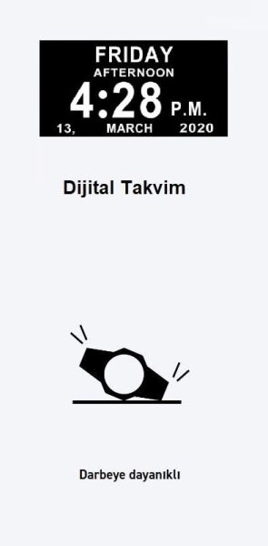 Jaga JL M1194-4GCG 640031 Alarm Kronometre Aydınlatmalı Dijital Genç Kol Saati