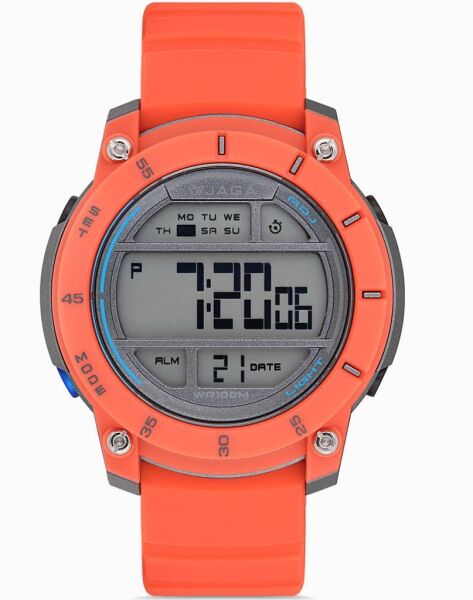 Jaga JL M1194-4GCG 640031 Alarm Kronometre Aydınlatmalı Dijital Genç Kol Saati