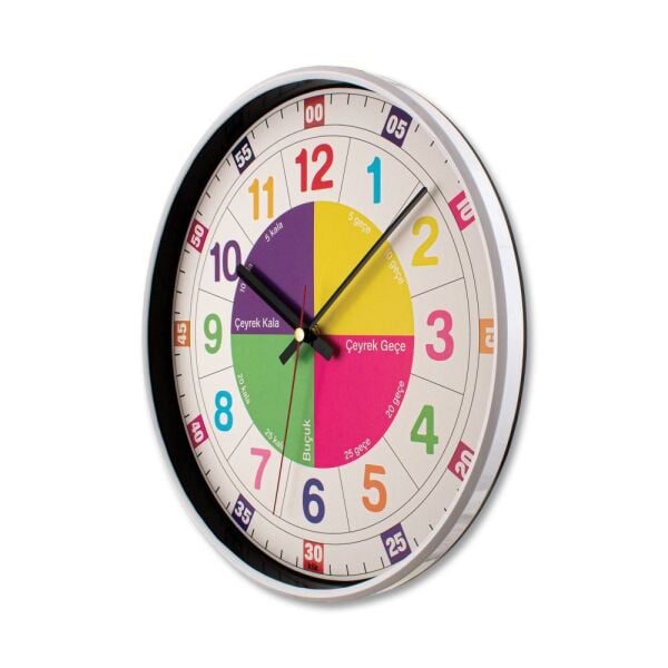 Klik Slim Eğitici Öğretici Çocuk Odası Duvar Saati