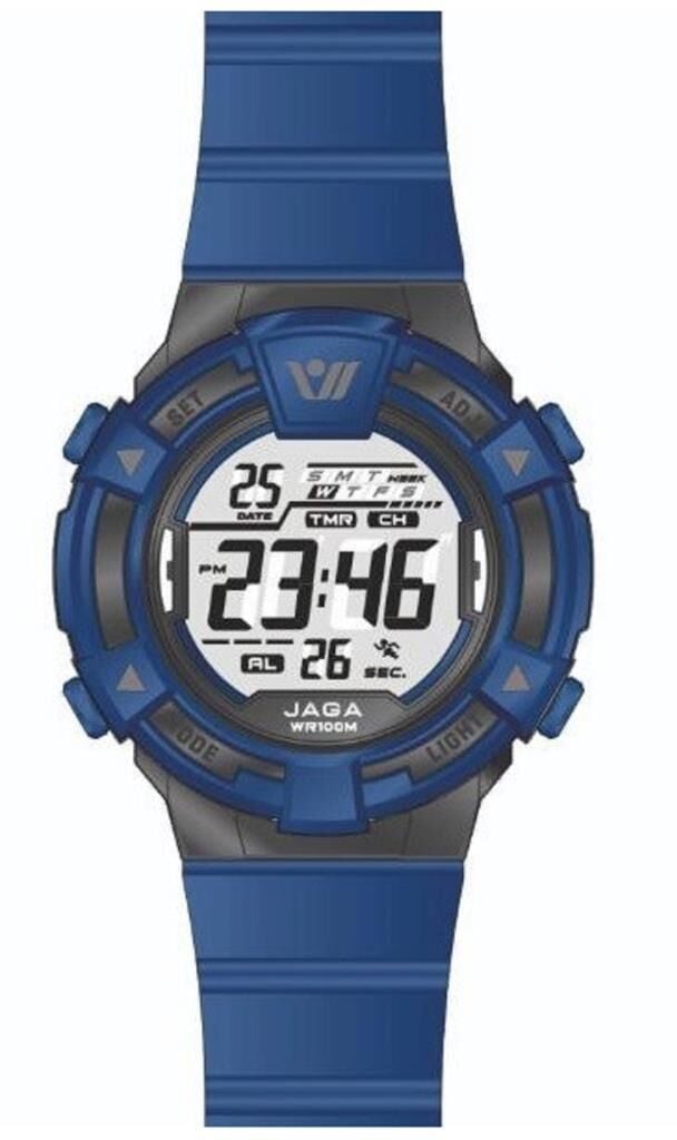 Jaga JL M1267-OECE 640051 100 m Kronometreli Alarmlı Işıklı Genç Kol Saati