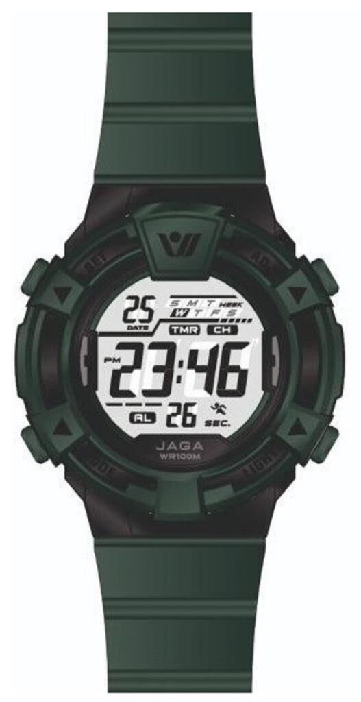 Jaga JL M1267-OFAF 640051 100 m Kronometreli Alarmlı Işıklı Genç Kol Saati