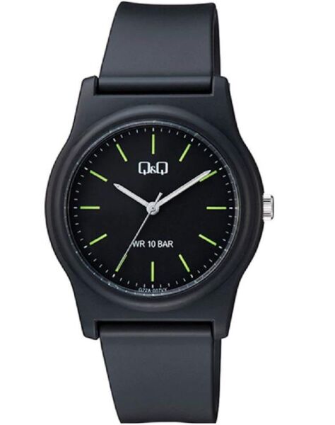 Q&Q G22A-007VY Siyah Renkli 10 Atm Su Geçirmez Unisex Kol Saati