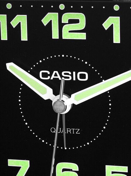 Casio TQ-218-2DF Mavi Ertelemeli Beep Alarmlı Fosforlu Masa Saati