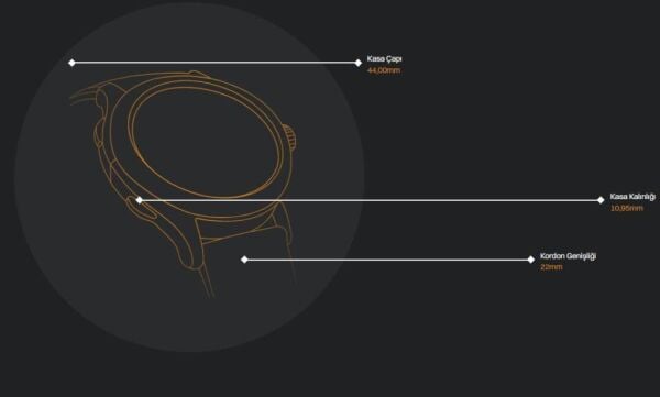 Wainer WA.19032-E Takometreli Erkek Kol Saati