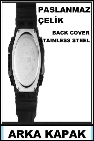 Jaga AQ1128-0AAA-3-D1B Siyah Renkli Silikon 10 Atm Aydınlatmalı  Genç Kol Saati