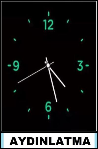 Jaga AQ1128-0AAA-3-D1B Siyah Renkli Silikon 10 Atm Aydınlatmalı  Genç Kol Saati