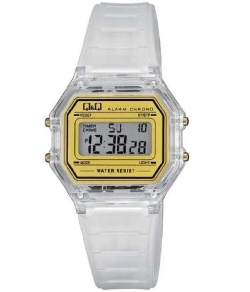 Q&Q M173J036Y Kronometreli Alarmlı Işıklı Kadın Kol Saati